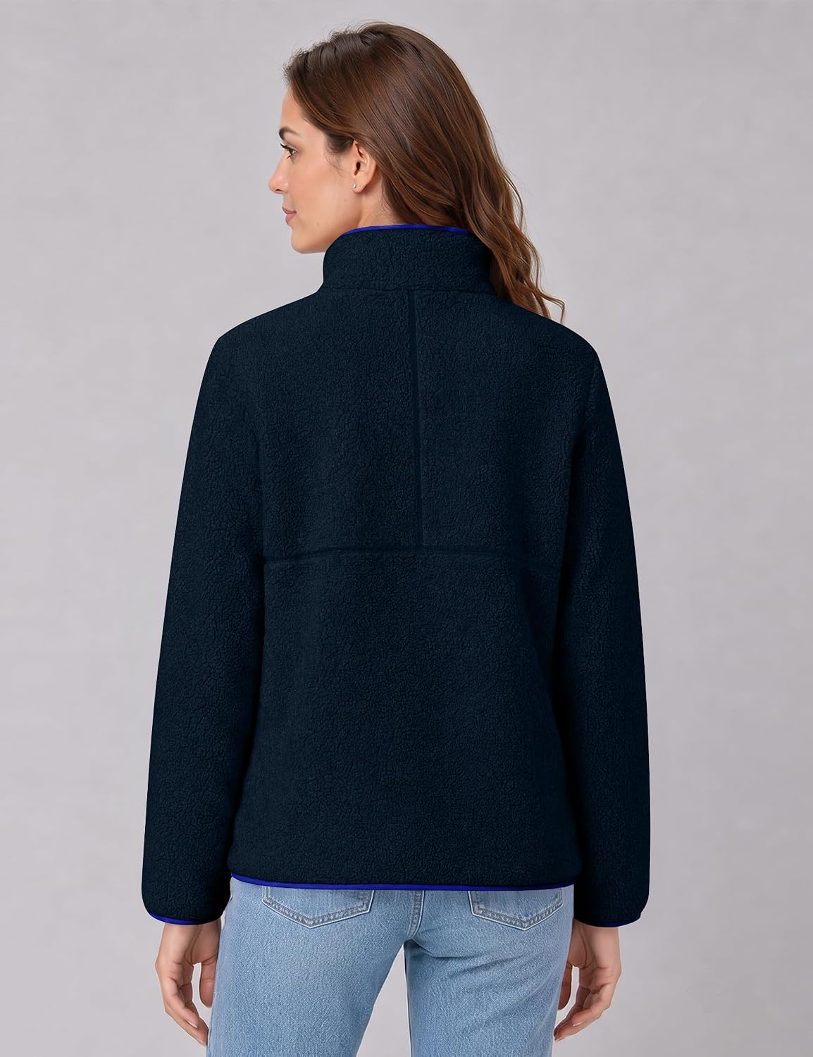 Rapbin Fleece Jacket Women Quarter Zip Pullover Sweatshirt 2026 Fall Winter